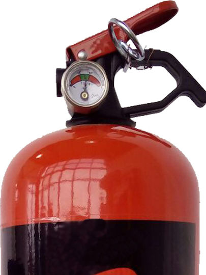 Guard Φορητός Πυροσβεστήρας Ξηράς Σκόνης 2kg με Βάση και Μανόμετρο