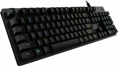 Logitech G512 Gaming Μηχανικό Πληκτρολόγιο με GX Brown διακόπτες και RGB φωτισμό (Αγγλικό US)