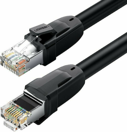 Ugreen S/FTP Cat.8 (40Gbps) Καλώδιο Δικτύου Ethernet 20m Μαύρο