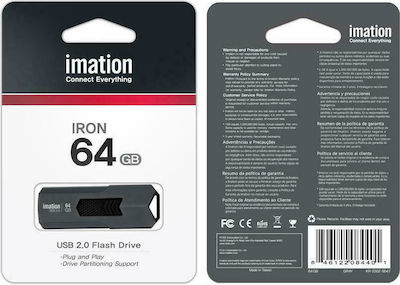 Imation Iron 64GB USB 2.0 Stick Gray