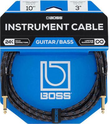 Boss Cable 6.3mm male - 6.3mm male 3m (BIC-10)