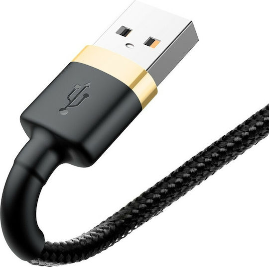 Baseus Cafule IP Edition Braided USB-A to Lightning Cable Black 2m (CALKLF-CV1)
