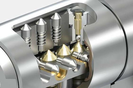 Abus Lock Cylinder Security Bravus Magnet Silver