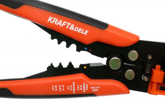 Kraft & Dele Automatic Cable Stripper with Cutter and 205mm Length