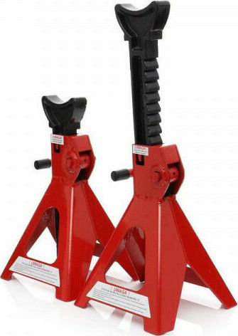Kraft & Dele Set Tripodă Suport Auto 2ton Σετ Τρίποδα Στήριξης Οχημάτων με Δυνατότητα Ανύψωσης έως 2tone