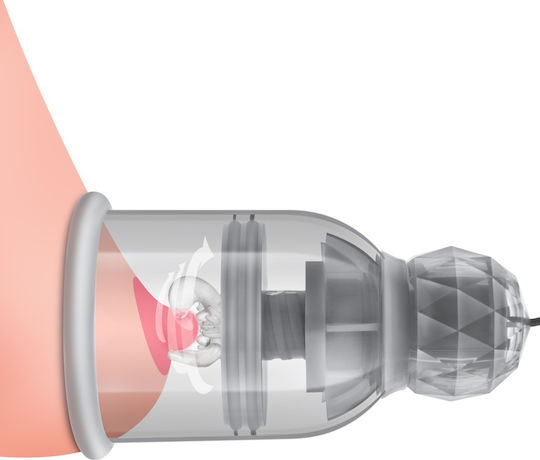 Temptasia Vibrating Titilator Breast Sucker Sauger Brustwarzen mit Vibration Transparent 1Stück