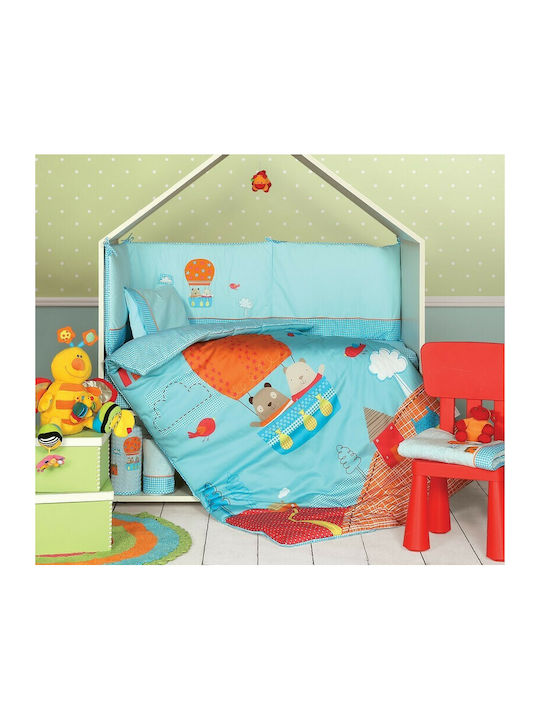 Nef-Nef Homeware Βρεφικό Κουβερλί Joy Animals 90x140cm