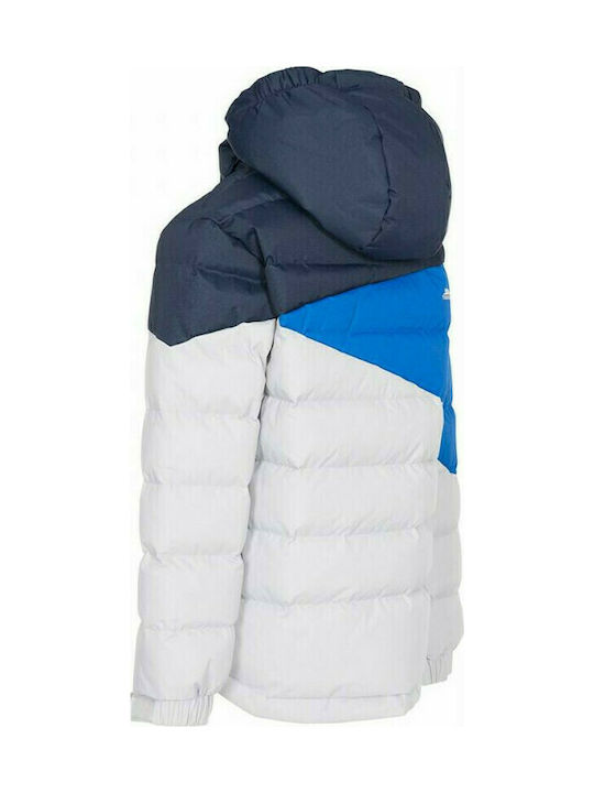 Trespass Kids Quilted Jacket short Hooded Multicolour