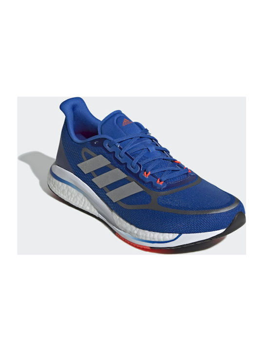 Supernova Sport Shoes Running Football Blue / Silver Metallic / Solar Red