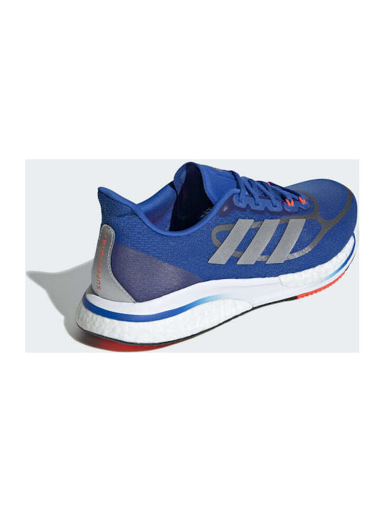 Supernova Sport Shoes Running Football Blue / Silver Metallic / Solar Red