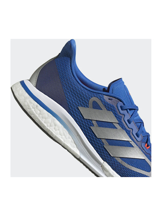Supernova Sport Shoes Running Football Blue / Silver Metallic / Solar Red