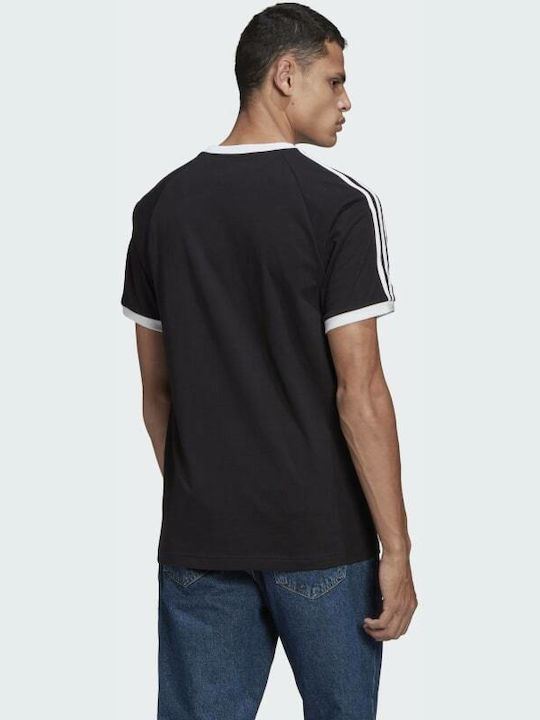 Adidas Adicolor Classics 3-Stripes Ανδρικό T-shirt Κοντομάνικο Μαύρο