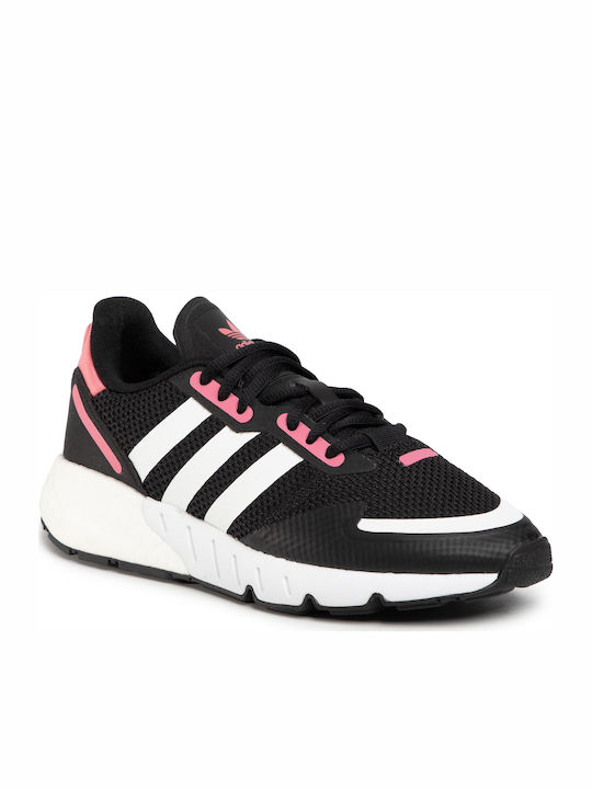 ZX 1K Boost Sneakers Core Black / Cloud White / Hazy Rose