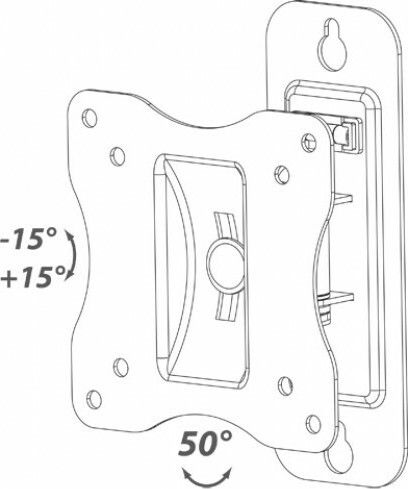 Unitronic UWM-1023/1 41861 Wall TV Mount up to 23" and 15kg