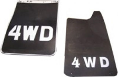 Carman Car Mudguards Car Mudguards 4x4 Large Straight with Angle 2pcs