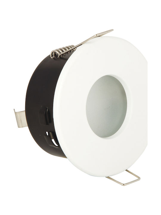 VK Lighting VK/03034/W Waterproof Outdoor Ceiling Spot GU5.3 MR16 in White Color 64173-017121