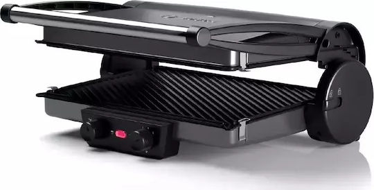 Bosch Sandwichmaker Grill mit Abnehmbaren Platten 2000W Schwarz