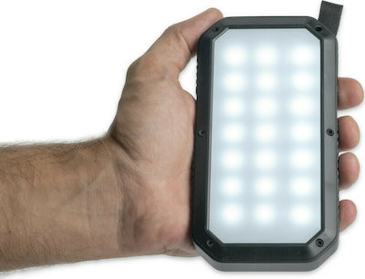 4Smarts TitanPack Solar Power Bank 8000mAh with 3 USB-A Ports Black
