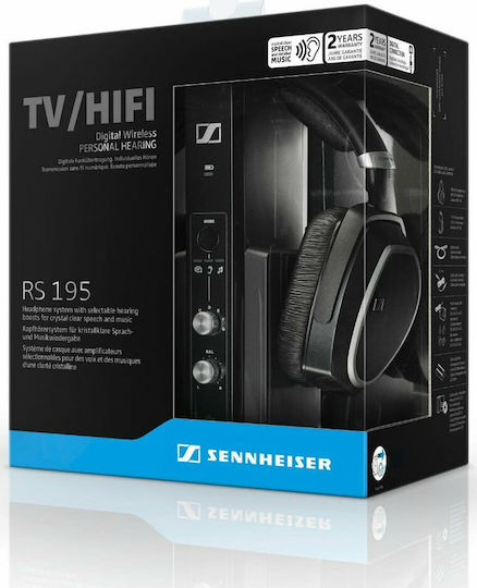 Sennheiser RS 195 Fără fir / Cu fir Over Ear Căști cu 18 ore de Funcționare Negre