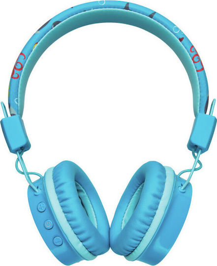 Trust Comi Ασύρματα Bluetooth Παιδικά On Ear Ακουστικά με Ραδιόφωνο με 20 ώρες Λειτουργίας Μπλε