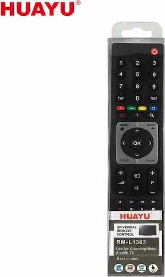 Huayu Συμβατό Τηλεχειριστήριο RM-L1383 (Grundig/Beko) για Τηλεοράσεις Beko και Grundig