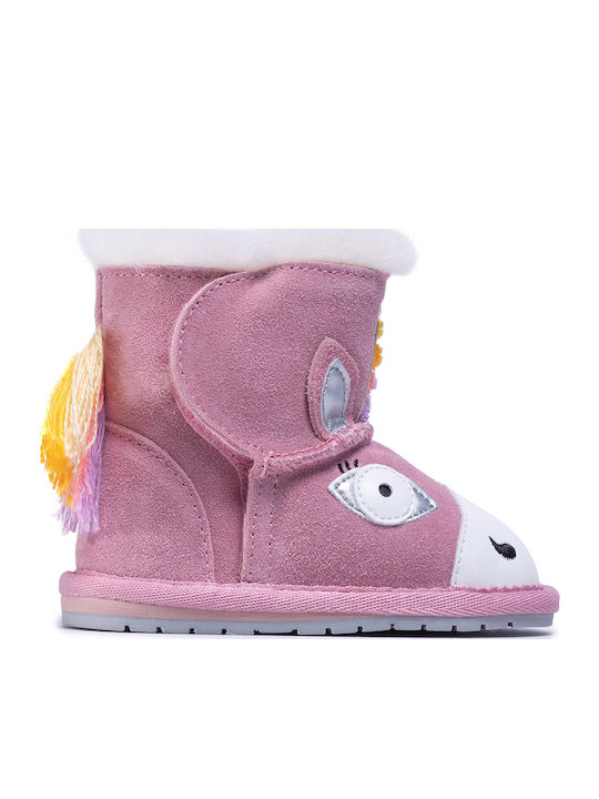 Emu Australia Βρεφικά Μποτάκια Αγκαλιάς Ροζ Magical Unicorn Walker