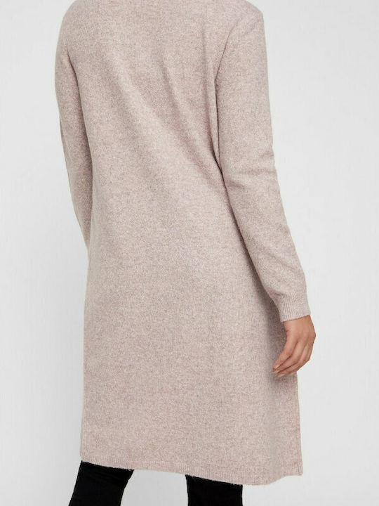 Long Women's Cardigan Pink