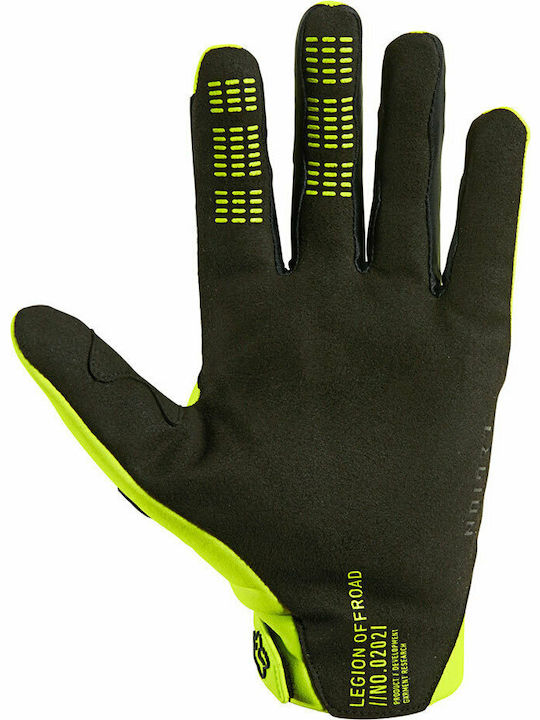 Fox Legion Thermo Glove Χειμερινά Ανδρικά Γάντια Μotocross Κίτρινα