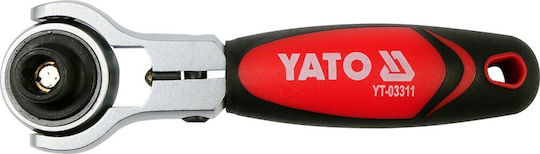 Yato Double Adjustable Ratchet 1/4" 11.5cm with 72 Blades
