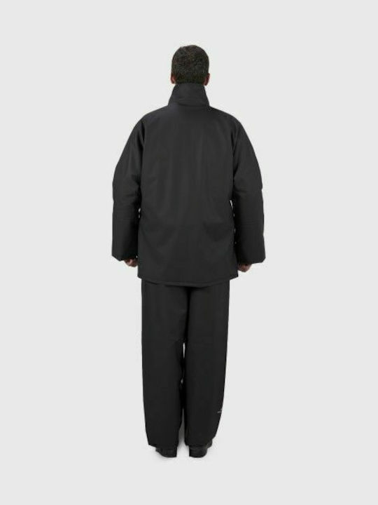 Anorak Street Long Ανδρικό Αδιάβροχο Σετ Παντελόνι και Μπουφάν Μηχανής Μαύρο Χρώμα Anorak Street Long Ανδρικό Αδιάβροχο Σετ Παντελόνι και Μπουφάν Μηχανής Μαύρο Χρώμα