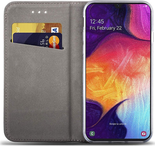 Smart Magnet Buchen Sie Synthetisches Leder Schwarz (Galaxy A42)