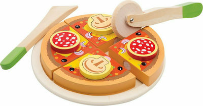 New Classic Toys Cooking Toy / Kitchen Utensils Ξύλινο Σετ Πίτσας made of Wood 10586