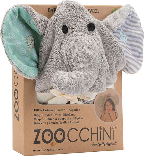 Zoocchini Baby-Badetuch mit Kapuze 76x76cm