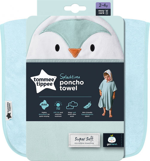 Grobag Poncho-Halat De Baie Pentru Bebeluşi Cu Glugă