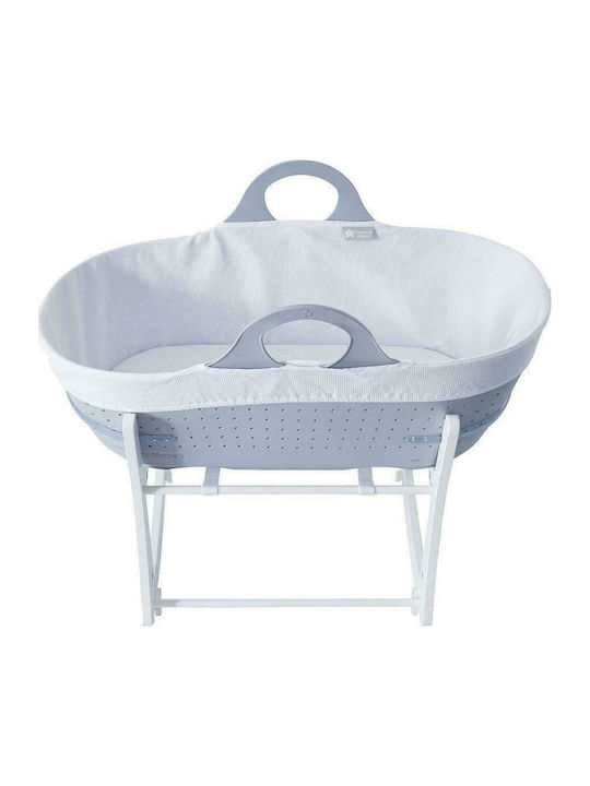 Tommee Tippee Plastic Moses Basket Sleepee with Stand Gray