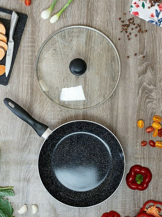 Royalty Line Edenberg Aluminum Pan with Lid with Non-Stick Coating 20cm