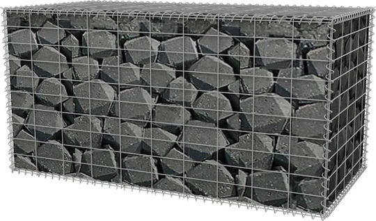 vidaXL Garden Fencing Material 1pcs Silver