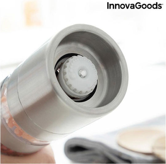 InnovaGoods Ръчен Мелници за подправки Inox в Сребрист цвят 21см 1бр