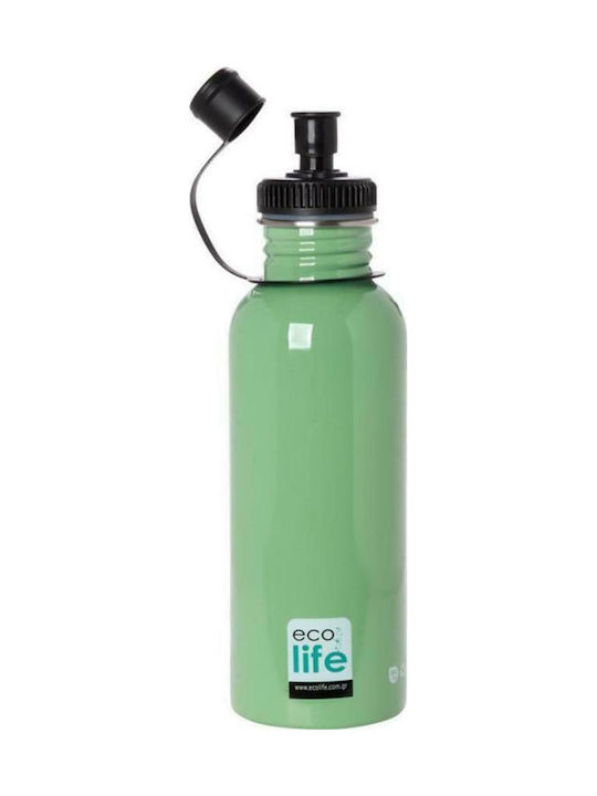 Ecolife Ride Sport Ανοξείδωτο Παγούρι 600ml Πράσινο