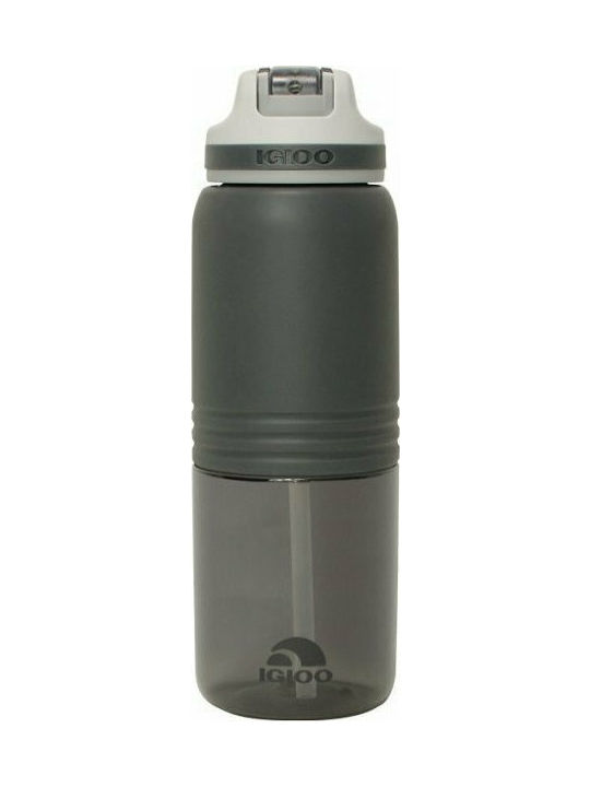 Igloo Swift Straw Πλαστικό Παγούρι 1065ml Γκρι Asphalt