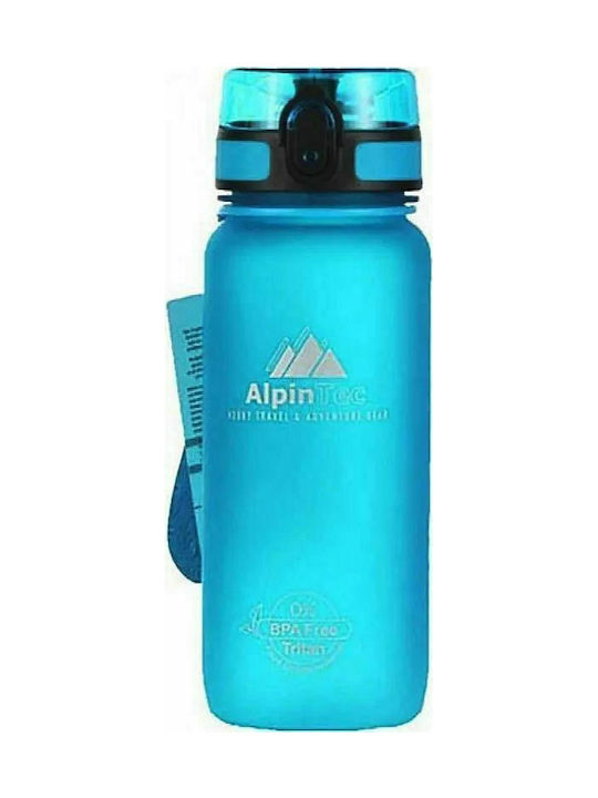 AlpinPro Αθλητικό Παγούρι Πλαστικό 650ml Τιρκουάζ
