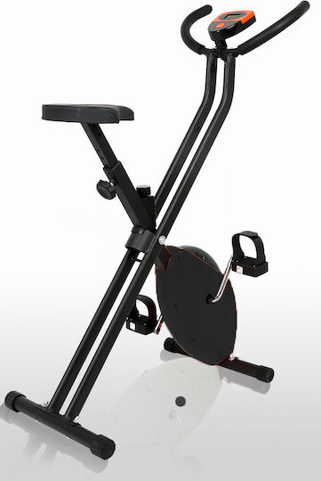 Clever Clever Fit Bike 090019 Αναδιπλούμενο Όρθιο Ποδήλατο Γυμναστικής Μαγνητικό Μαύρο