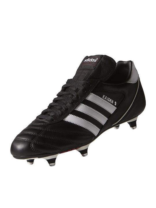 adidas Kaiser 5 Cup Футболни Обувки с Бутони Черно / Бели Обувки / Червено