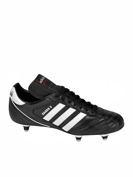 adidas Kaiser 5 Cup Футболни Обувки с Бутони Черно / Бели Обувки / Червено
