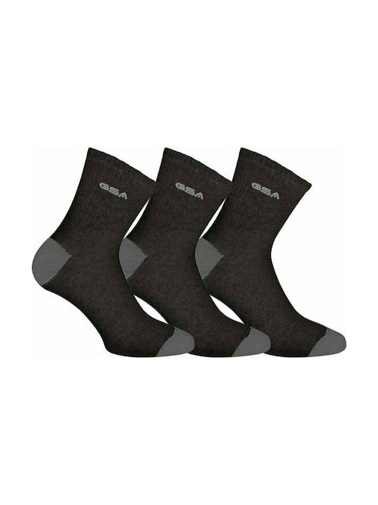 GSA Stadion 500 Athletic Socks Black 3 Pairs