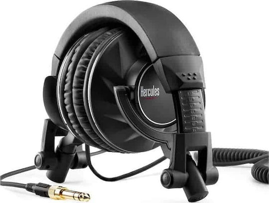 Hercules HDP DJ60 Ενσύρματα Over Ear Ακουστικά Μαύρα