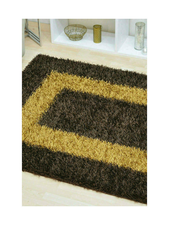 Sprintzio 8119 Rug Rectangular Coffee Berlin Brown - Gold