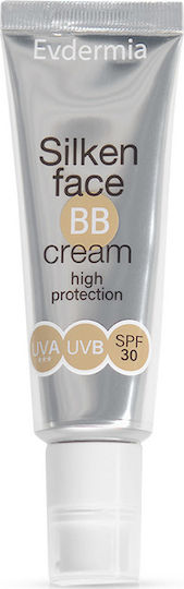 Evdermia Sliken Face BB Αντηλιακή Κρέμα Προσώπου SPF30 με Χρώμα 50ml