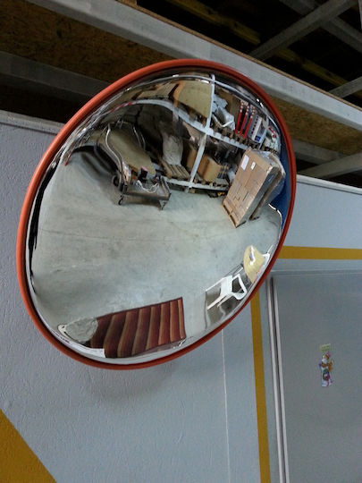 Doorado Oglindă de circulație 80cm în Portocaliu Culori