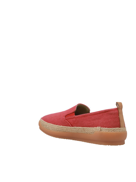 Mondello Stoff Herren Espadrilles in Rot Farbe